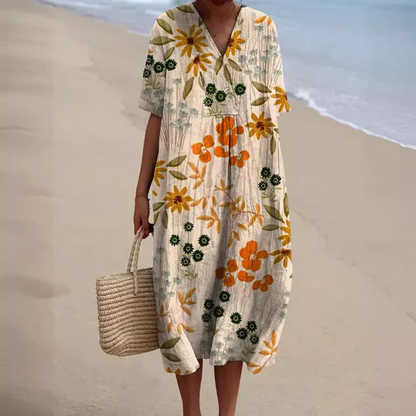 GABRIELA - BLOOM THEMED CASUAL DRESS