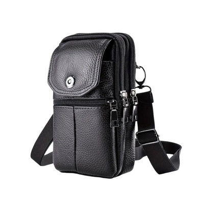 Eldon | Compact Leather Crossbody Bag for Travel and Daily Use