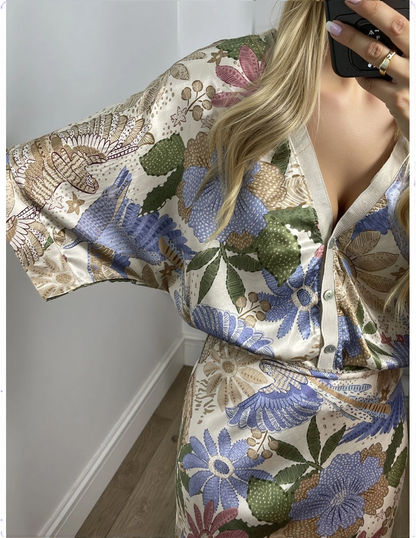 DANA - SILKEN FLORAL SET