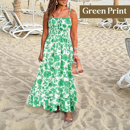 MONROE - ELEGANT FLORAL MAXI CAMI DRESS