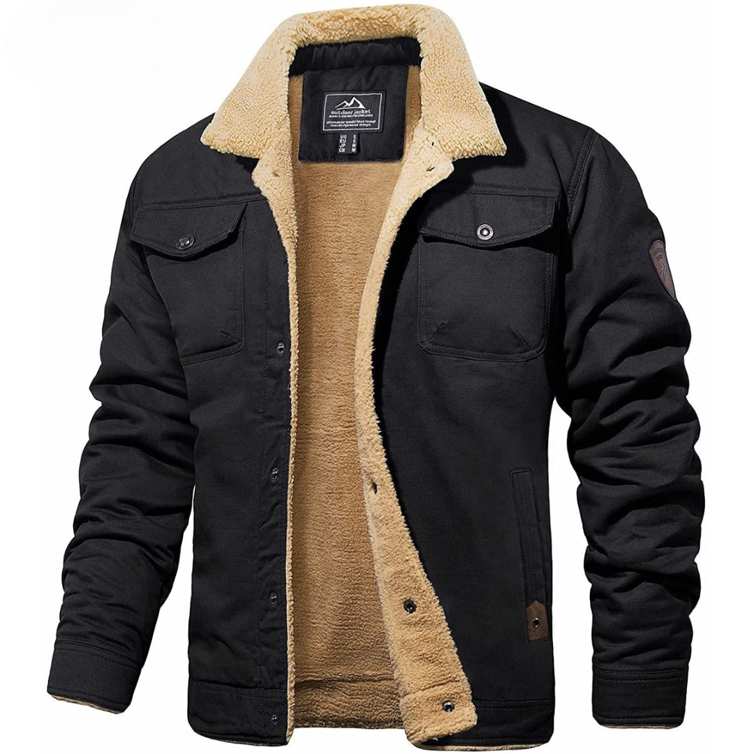Evander | Luxe Fleece Cargo Jacket