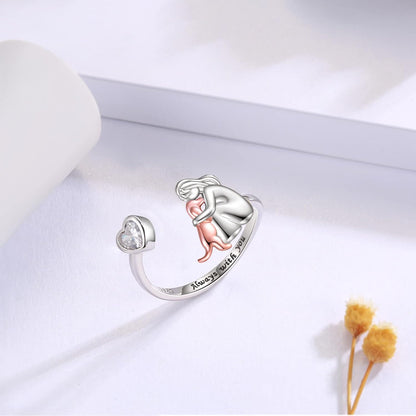 Anne™ Pink Dog Icon Ring