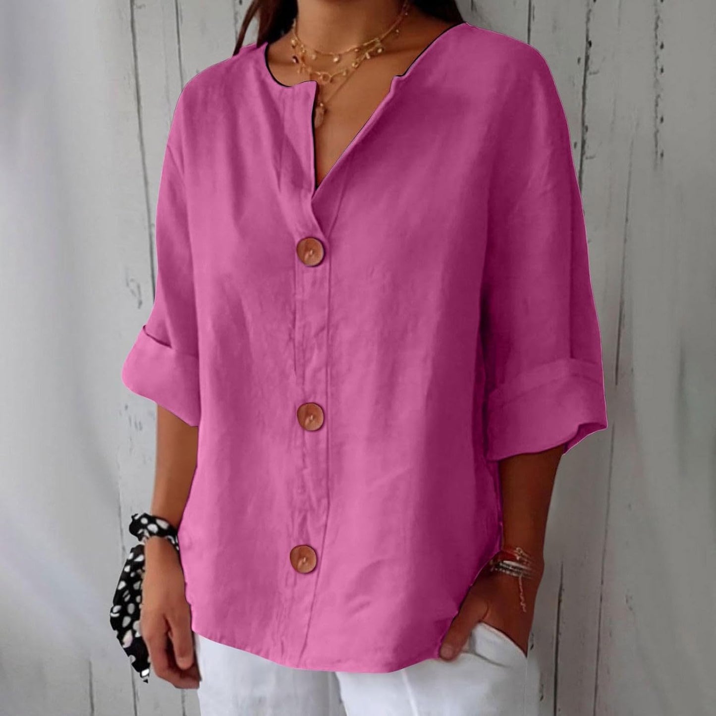 CAMERON - CLASSIC LIGHTWEIGHT LINEN TOP