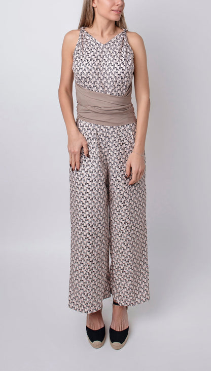 KAYLEIGH - SLEEVELESS ROUND NECK MONO SUIT