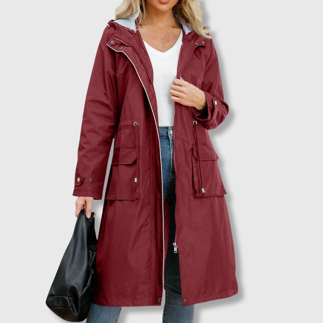 ZYRA - BAY MIST CLASSIC TRENCH COAT