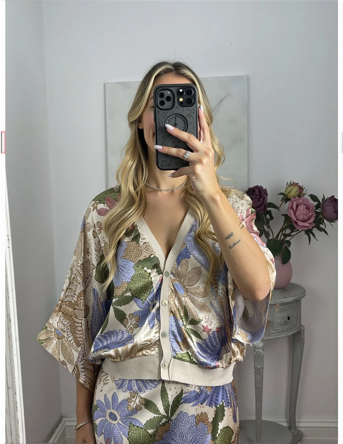 DANA - SILKEN FLORAL SET