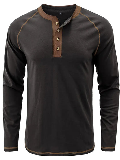 ACE - ICONIC BUTTON PLACKET KNIT TOP
