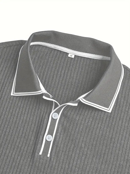 Emilio™ - Men's Custom Ribbed Polo