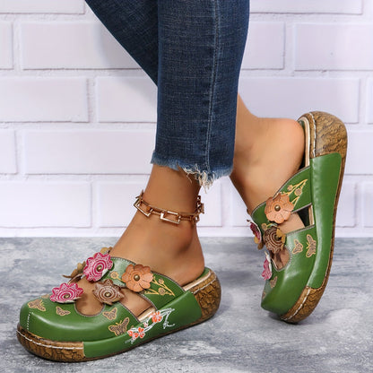 LARKIN - MODERN NON-SKID WEDGE SANDALS