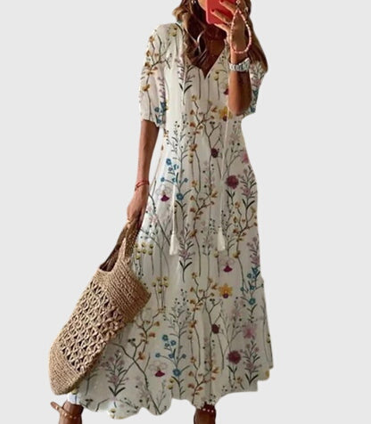 Amalia™ | Retro Bohemian Summer Dress