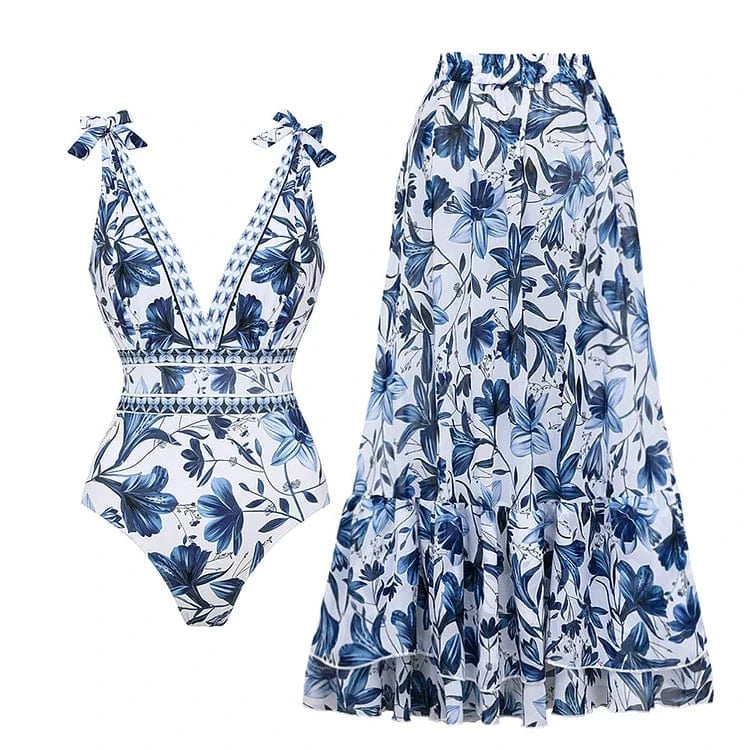 KAREEM – TRENDY SKIRTED DRYING SWIMWEAR