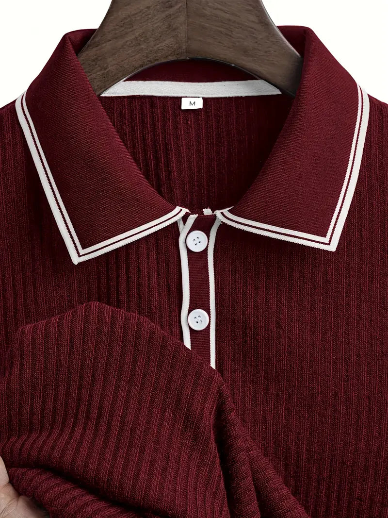 Emilio™ - Men's Custom Ribbed Polo