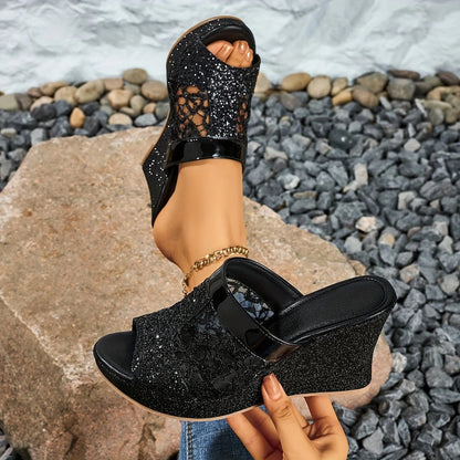 Alexis - Elegant lace high-heeled sandals