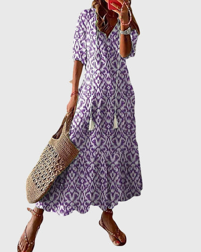 Amalia™ | Retro Bohemian Summer Dress