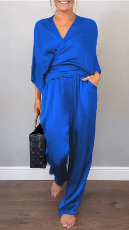 GELLI - LUXE COMFORT SATIN SUIT