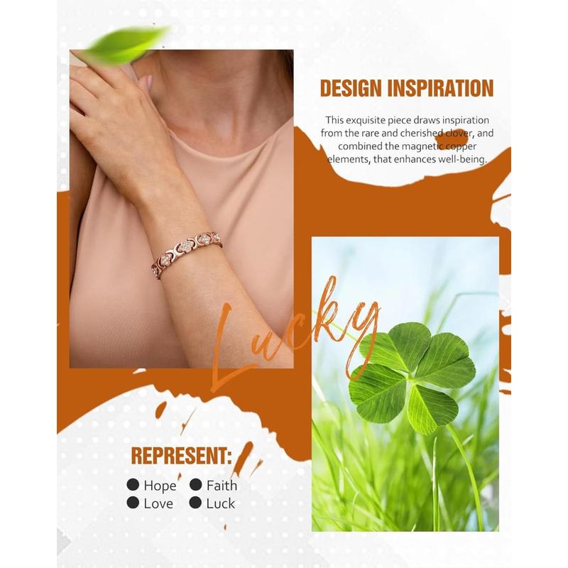 Aurelia™ – Elegant Magnetic Copper Bangle