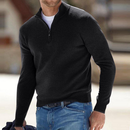 KELVIN - MODERN CRAFTED QUARTER-ZIP PULLOVER