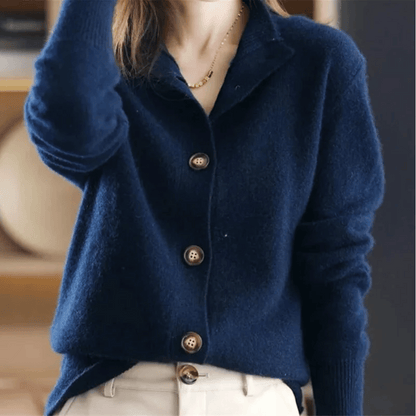 Celeste | Chic High-Neck Cardigan