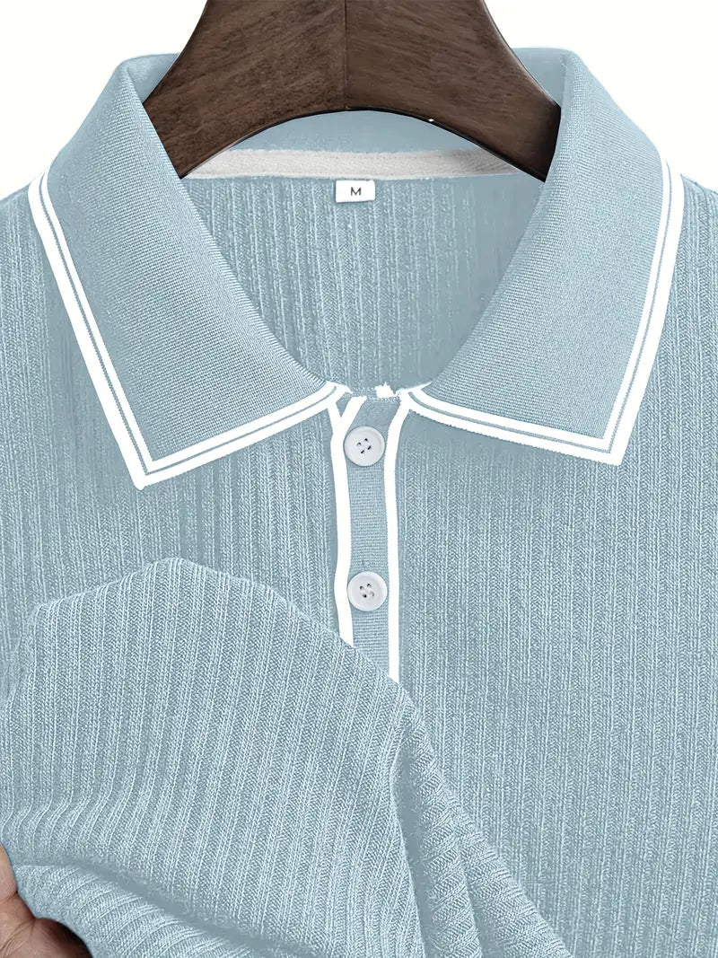 Emilio™ - Men's Custom Ribbed Polo