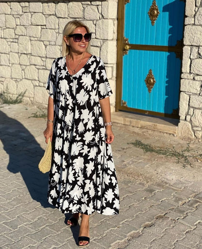 MALIA - ELEGANT FLOWY DRESS FOR TUMMY