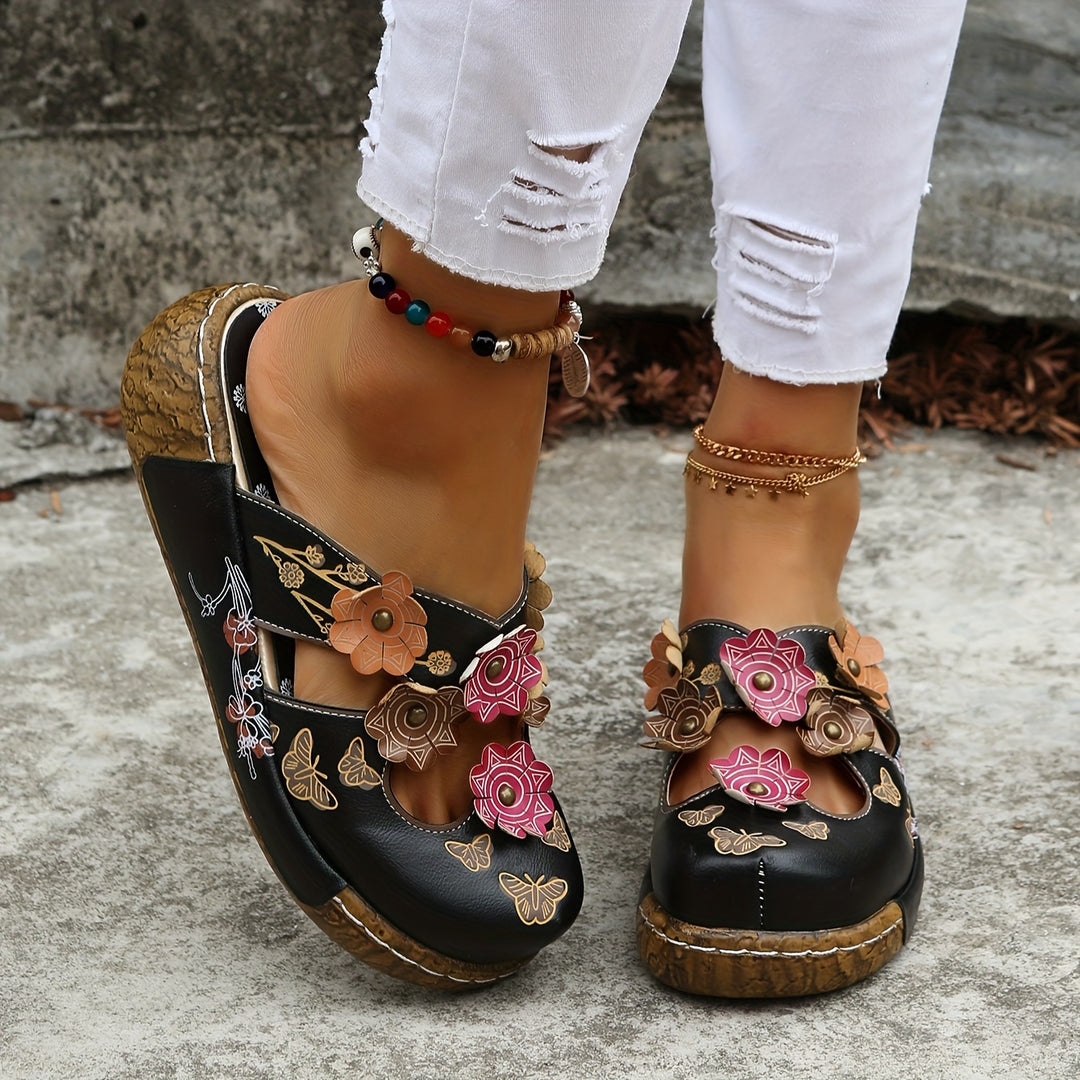 LARKIN - MODERN NON-SKID WEDGE SANDALS