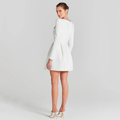 Barbara - Velvet Mini Dress