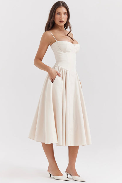 Phoebe - Vintage Cross-Border Fashionable Tank Long Dress