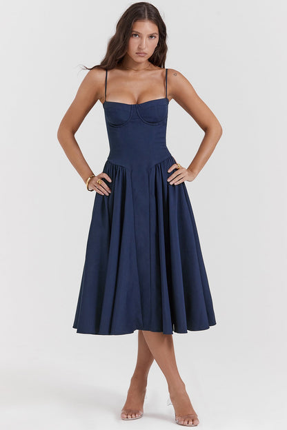 Phoebe - Vintage Cross-Border Fashionable Tank Long Dress