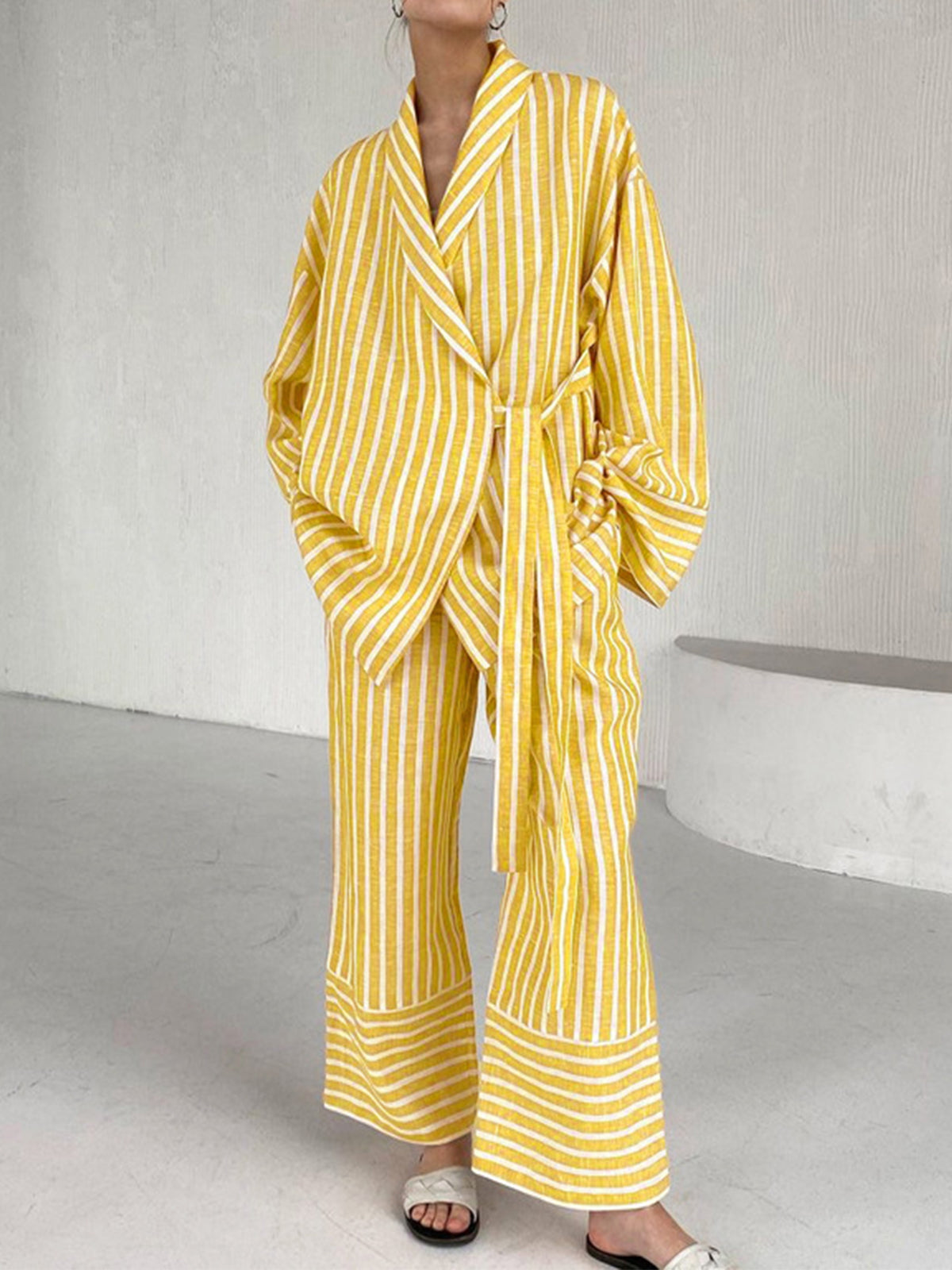 EVERLY - CASUAL STRIPED SET