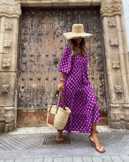 PATSI - PUFFED SHOULDER DRESS