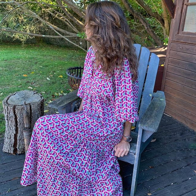 PATSI - PUFFED SHOULDER DRESS