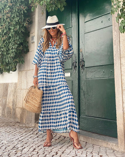 PATSI - PUFFED SHOULDER DRESS