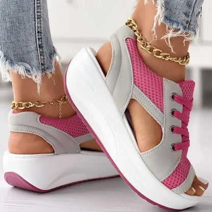 NASTASHA - EVERYDAY LACE-UP FLAT