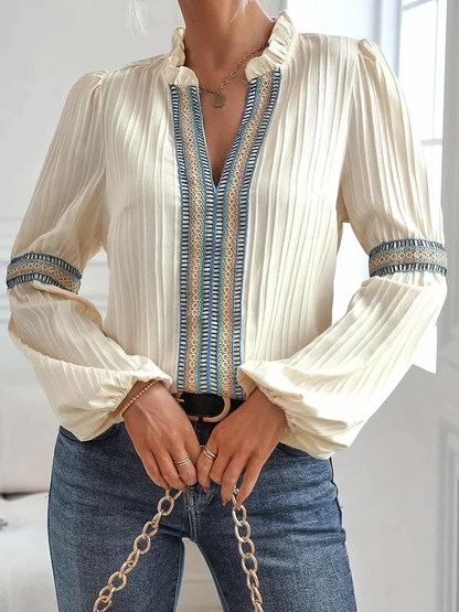 VINA - SOPHISTICATED LACE TOP