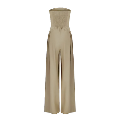 Amélie™ - SLEEK JUMPSUIT WITH NO SLEEVES
