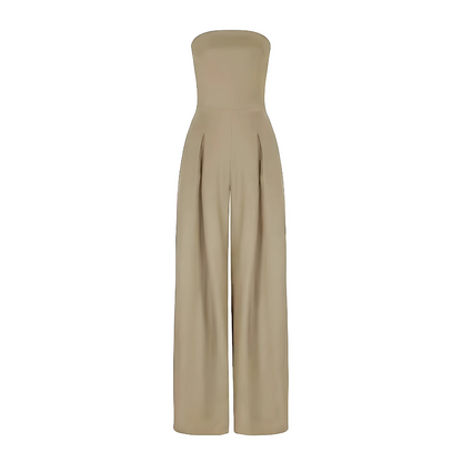 Amélie™ - SLEEK JUMPSUIT WITH NO SLEEVES