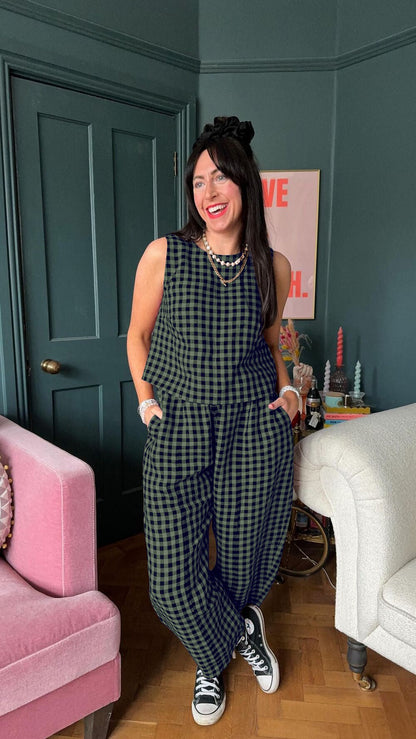 JESHA - CLASSIC CHARM PLAID SET