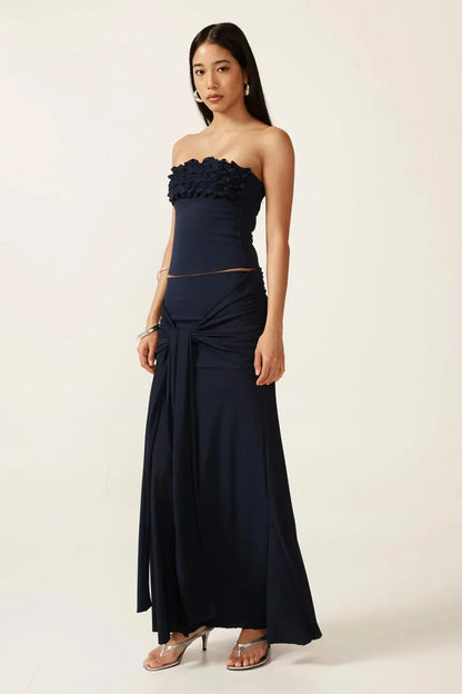 MARGOT - TOP TUBE AND MAXI SKIRT SET