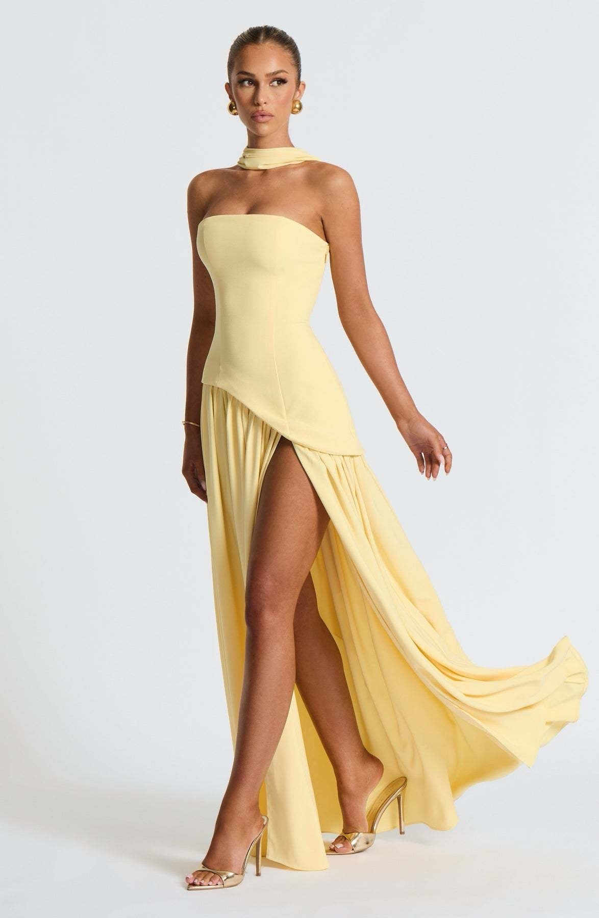 BLESS - SUNSET ELEGANCE GOLDEN HOUR DRESS