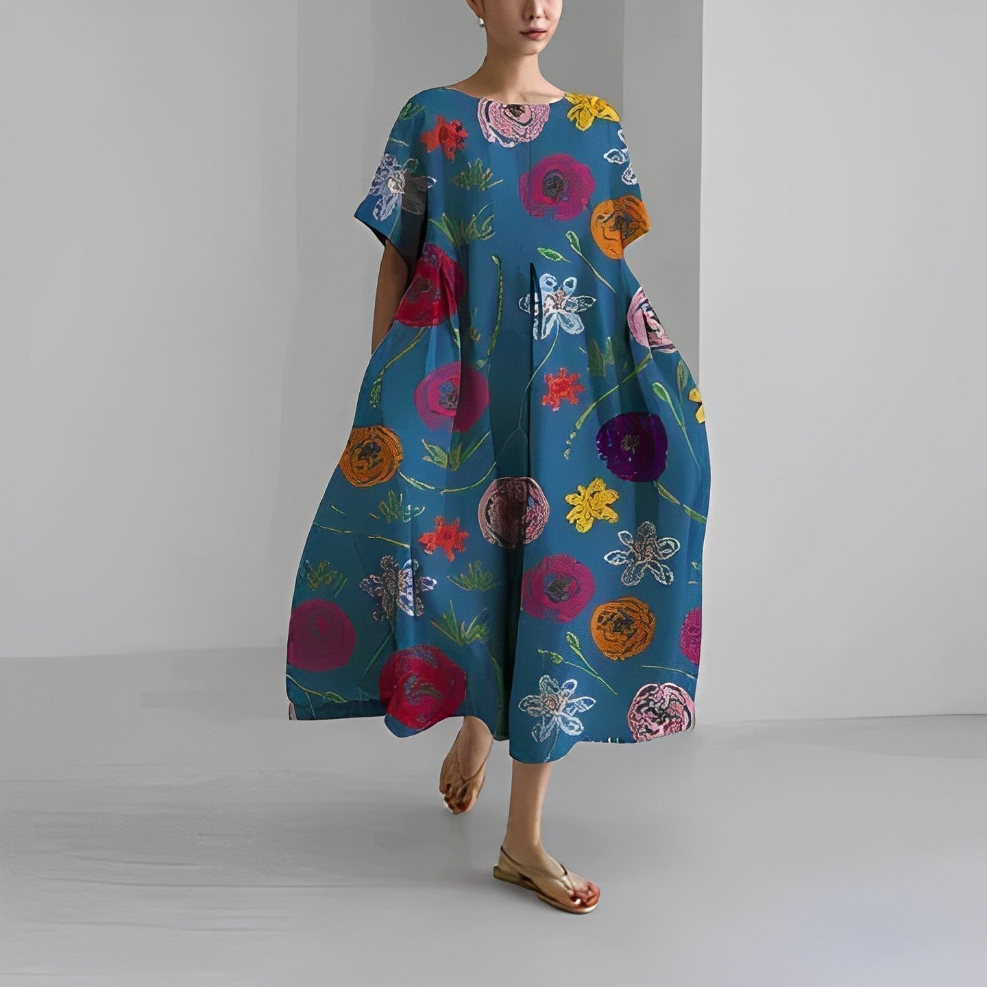 Amalia™ - Women's Beautiful Floral Dress