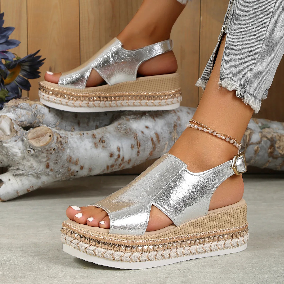 NANCI - CASUAL WEDGE FOOTWEAR