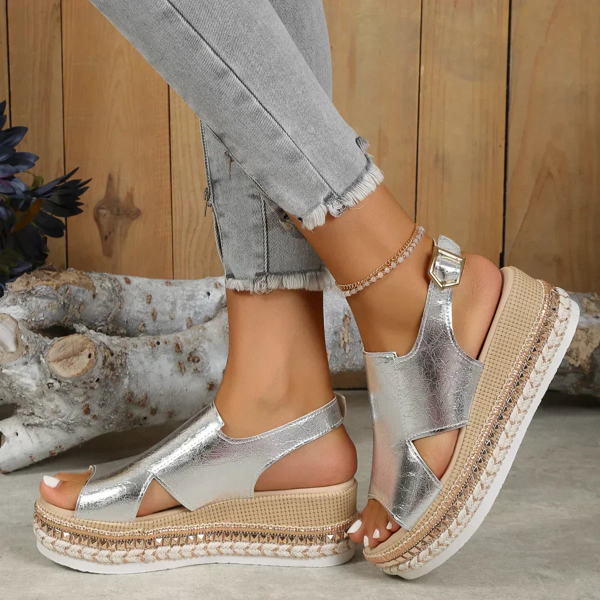 NANCI - CASUAL WEDGE FOOTWEAR