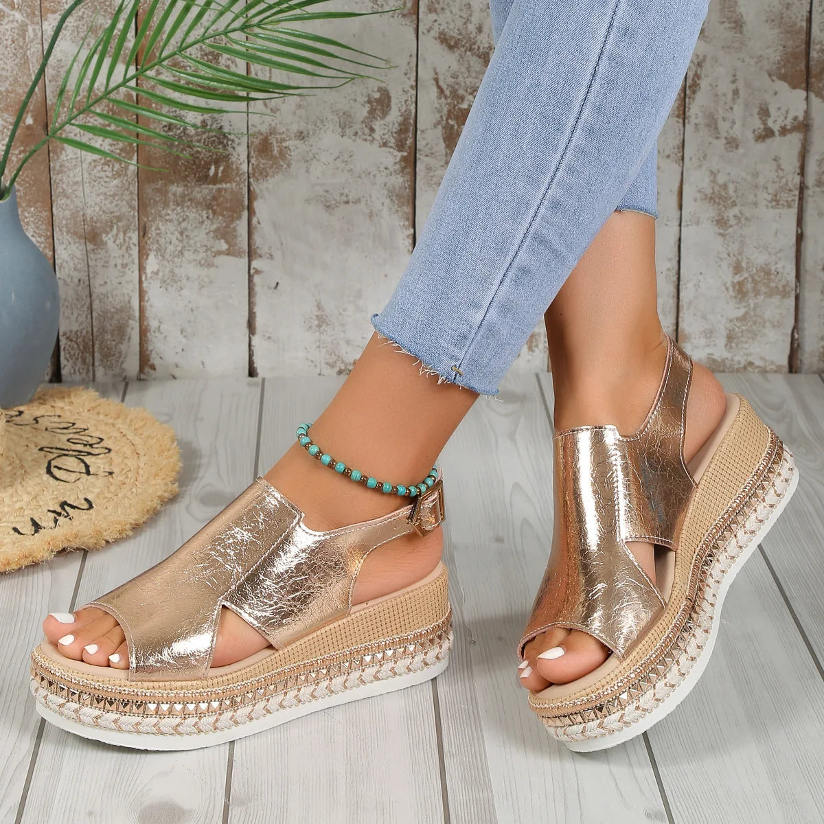 NANCI - CASUAL WEDGE FOOTWEAR