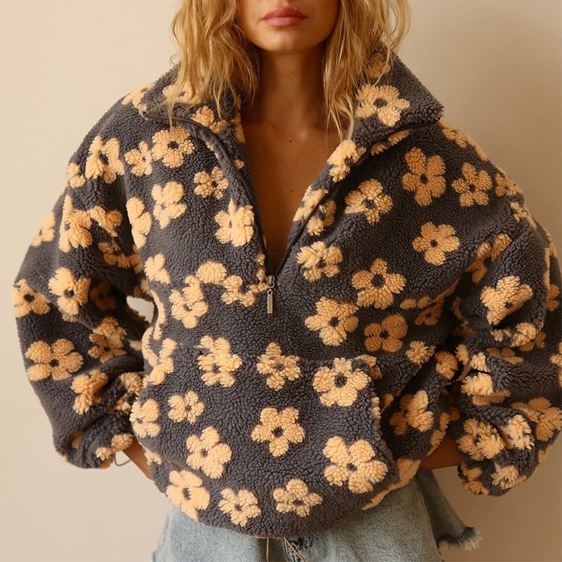 CANNA - FLUFFY FLOWER COZY PULLOVER