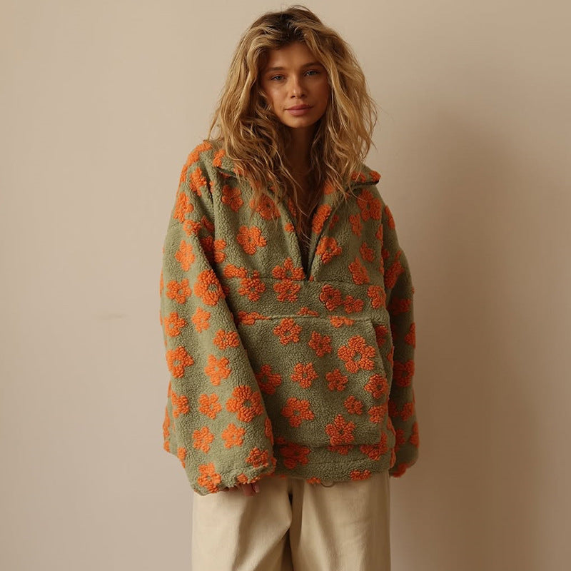 CANNA - FLUFFY FLOWER COZY PULLOVER