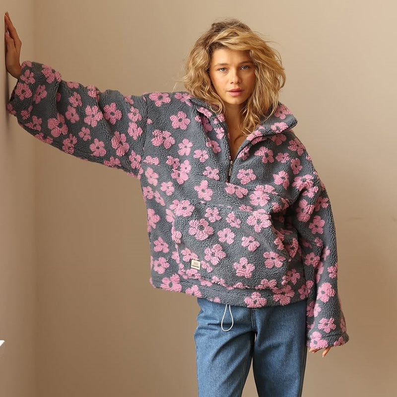 CANNA - FLUFFY FLOWER COZY PULLOVER