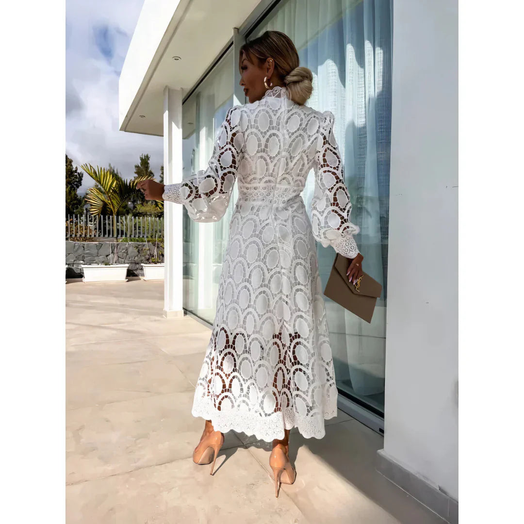 ROSHEL -  ELEGANT LACE DRESS