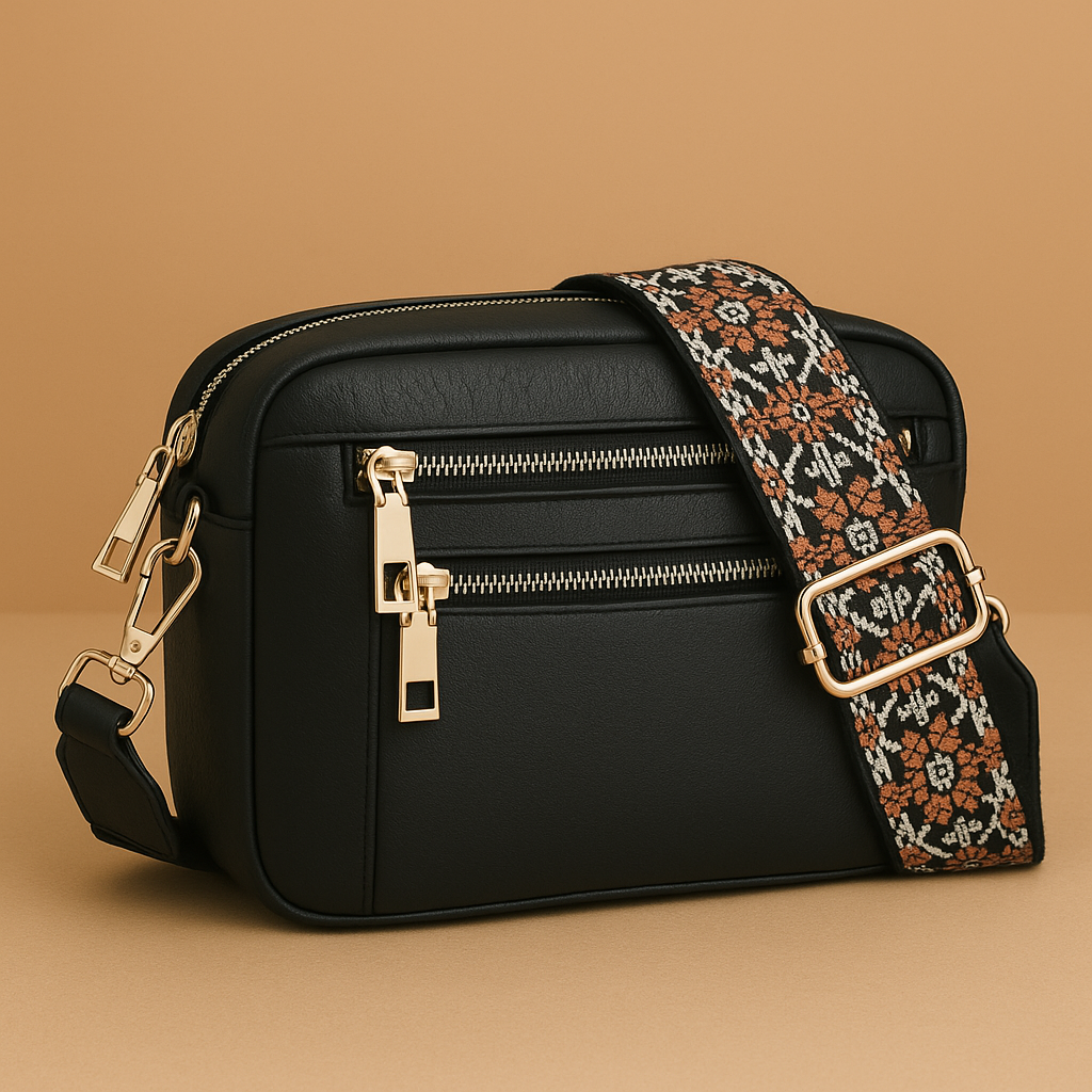 Fifer - Adjustable Colorful Strap Crossbody Bag