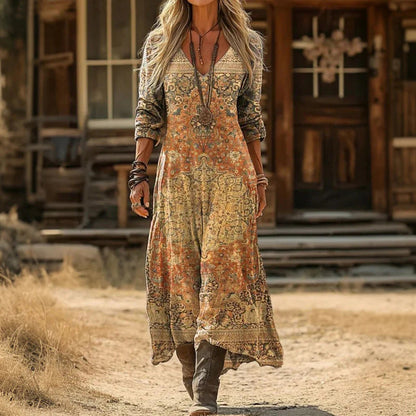 Bea | Vintage-Inspired Long Sleeve Casual Dress