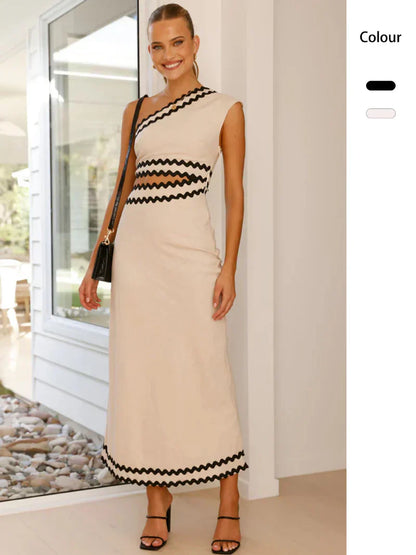 AUBE - ONE-SHOULDER DRESS